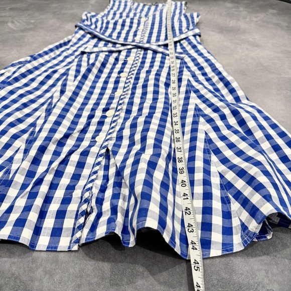 Polo Ralph Lauren Plaid Meg Dress • size 6 • blue and white gingham - Picture 9 of 15